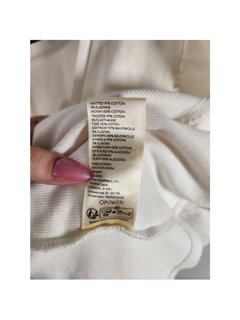 By Anthropologie White Puff Sleeve Structured V-Neck Women’s Blouse Size 3X